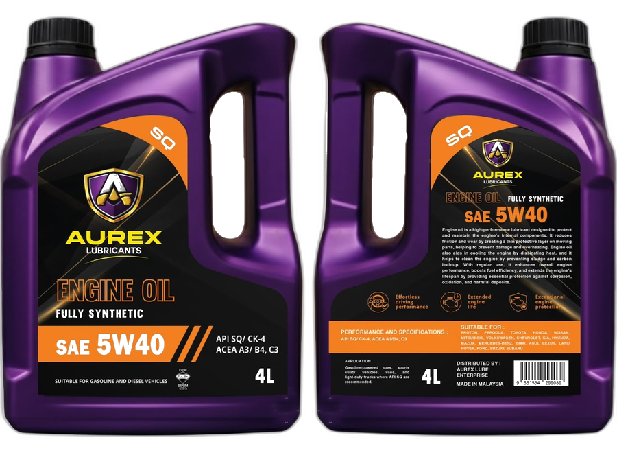 AUREX 5W40 Fully Synthetic Engine Oil